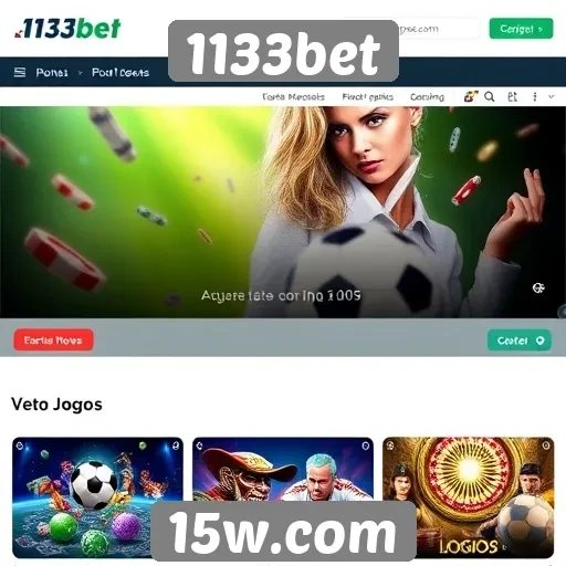 Visão geral das opções de jogos no 1133bet